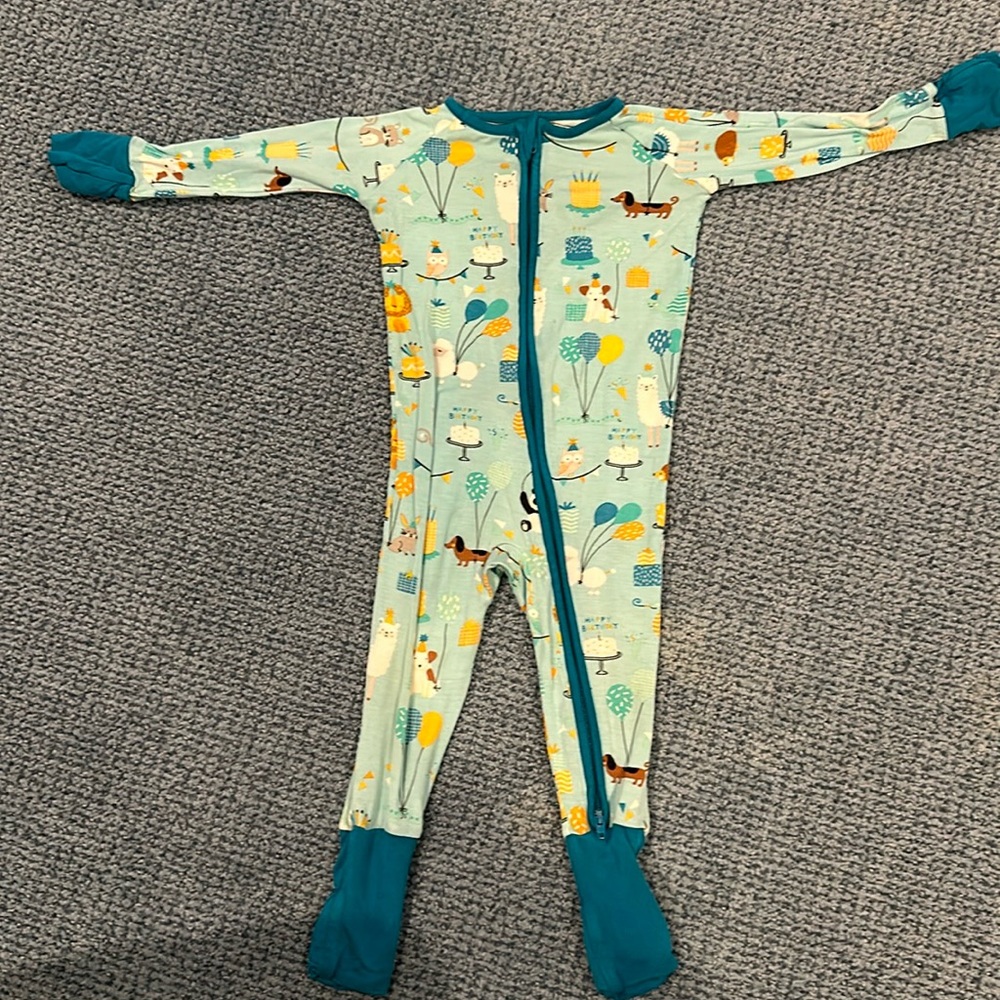 Birthday Little Sleepies Footies